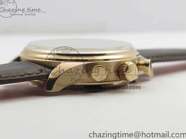 MIROTIME 0321 Lightweight Portugieser Chrono  42 IW390406 RG ZF 1:1 Best Edition White Dial on Brown Leather Strap A 7123